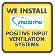 installers of NUAIRE PIV positive input ventilation systems warrington, cheshire